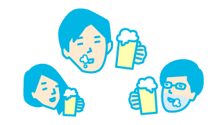 仕事帰りも気にならない